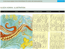 Tablet Screenshot of alisonnowak.com